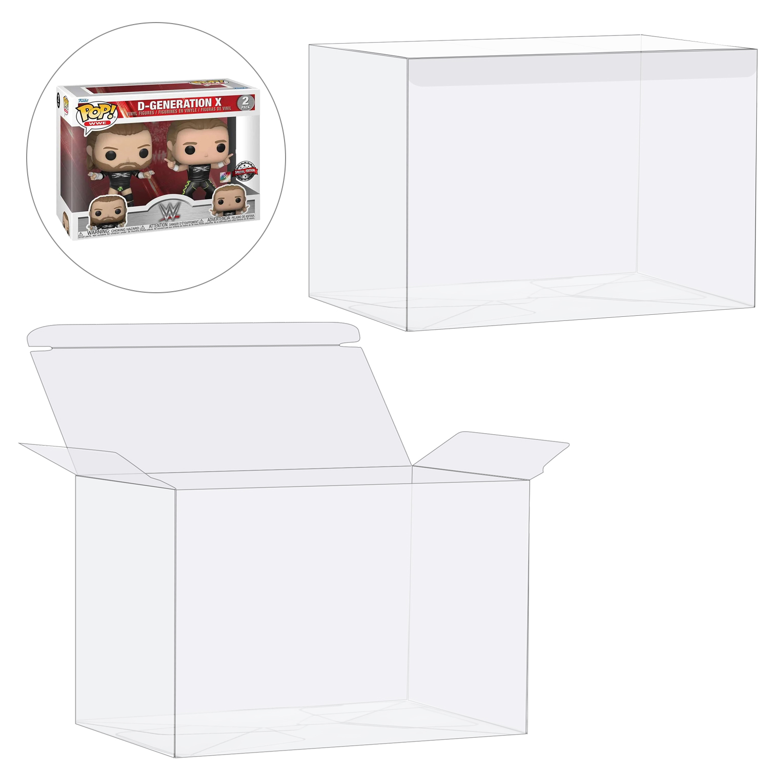 Funko Pop Protector - HIGOPLAY 2 w 1 Etui ochronne
