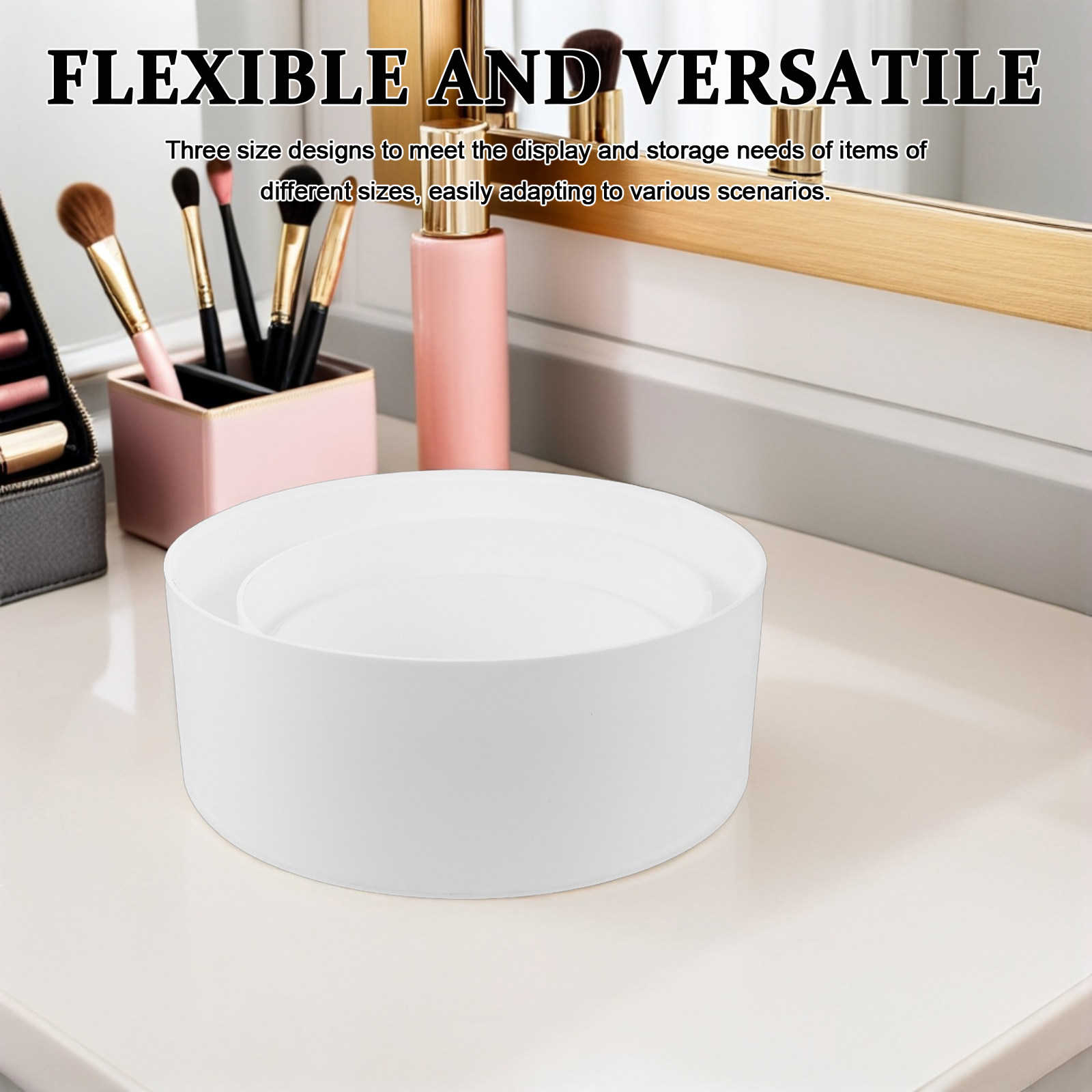 Display Risers Set - 3-częściowy zestaw okrągłych akrylowych podstawek cylindrycznych