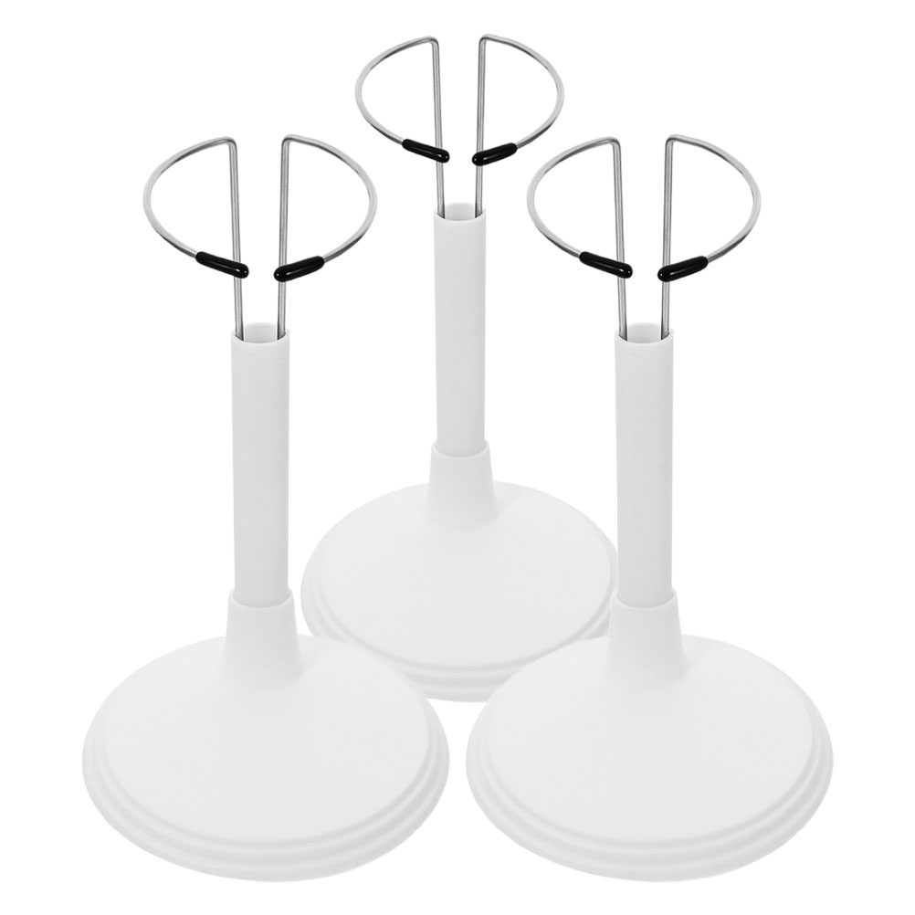 3 szt. Białe plastikowe regulo – Action Figure Stand recenzja i cena