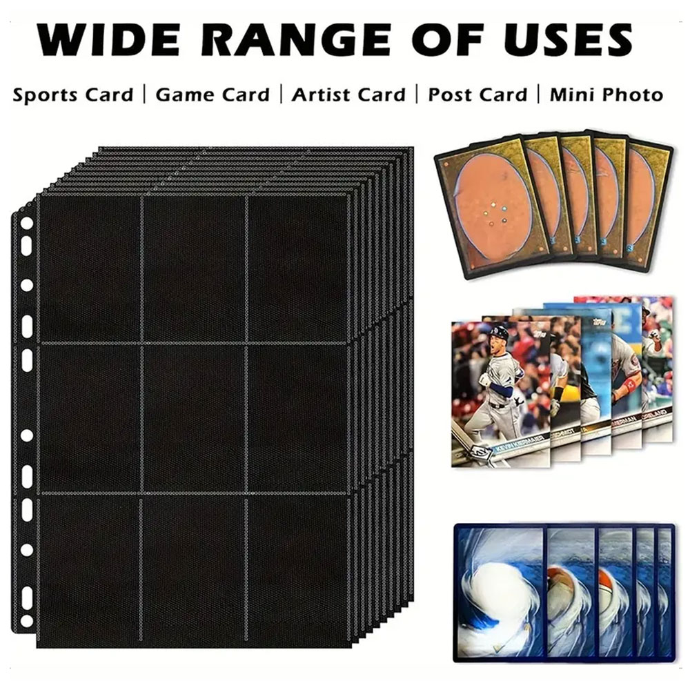 10 sztuk czarnych segregatorów – Trading Card Binder recenzja i cena