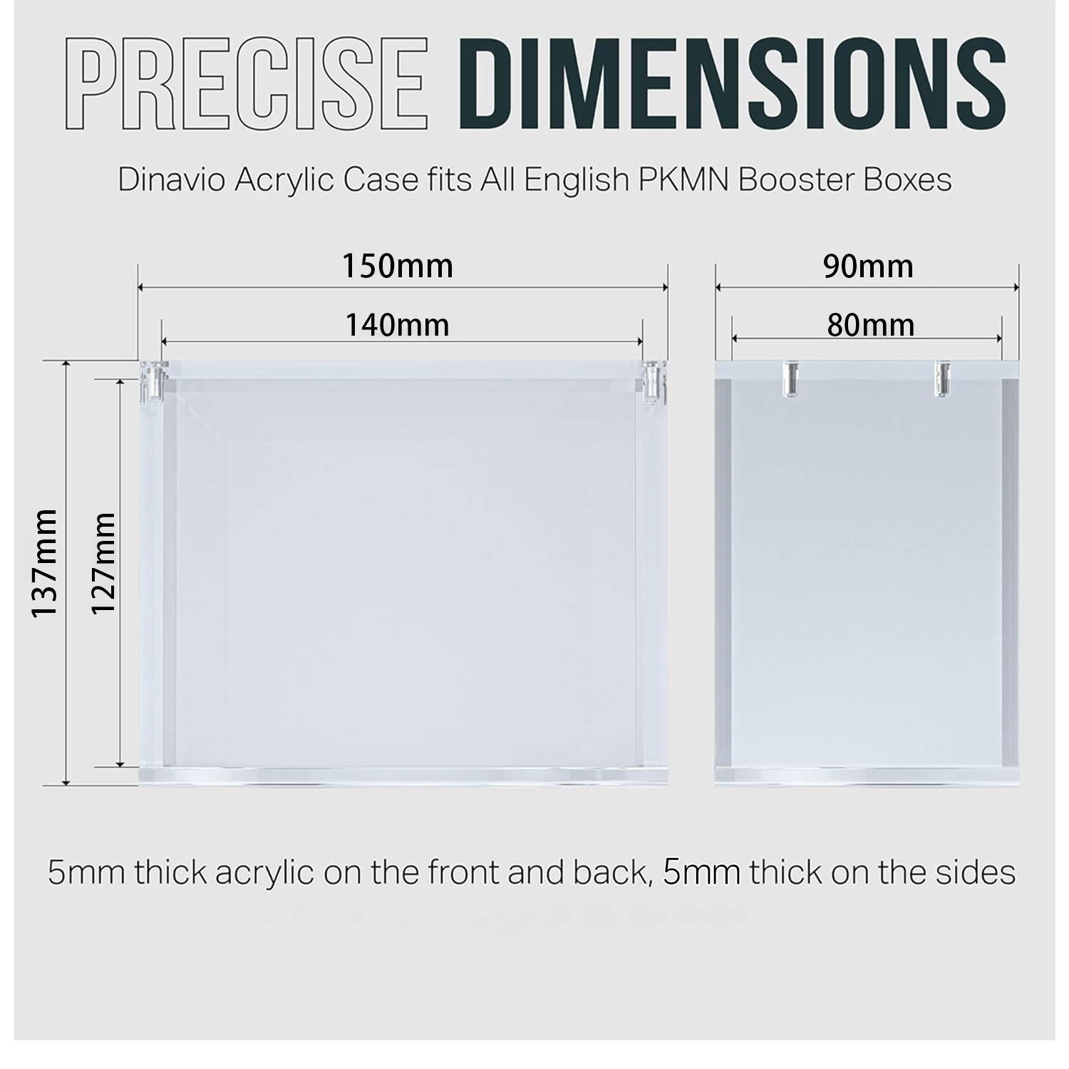 Magnetyczna, nowoczesna akrylo – Display Case Acrylic recenzja i cena